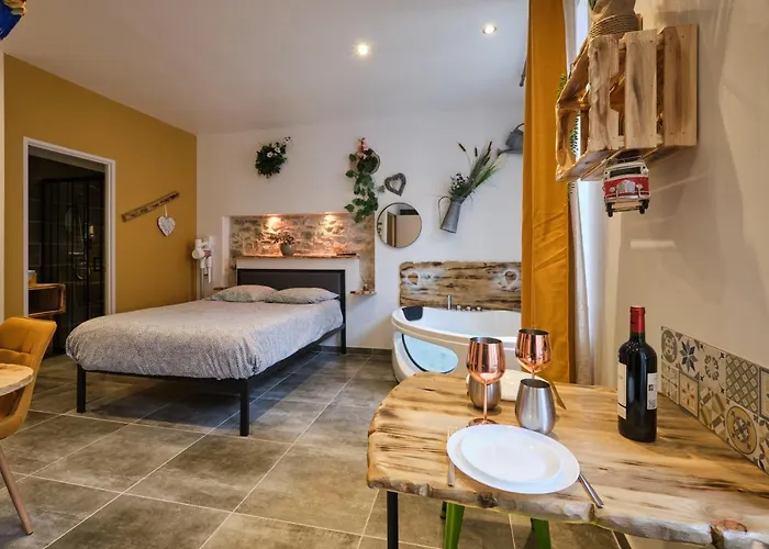 Apartament Place Carnot - Equipe Avec Jacuzzi Proche Toutes Commodites Carcassonne